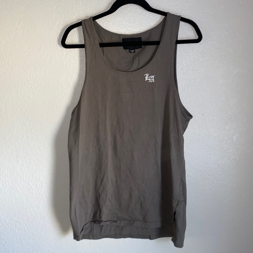 Among Equals Grey LA Tank